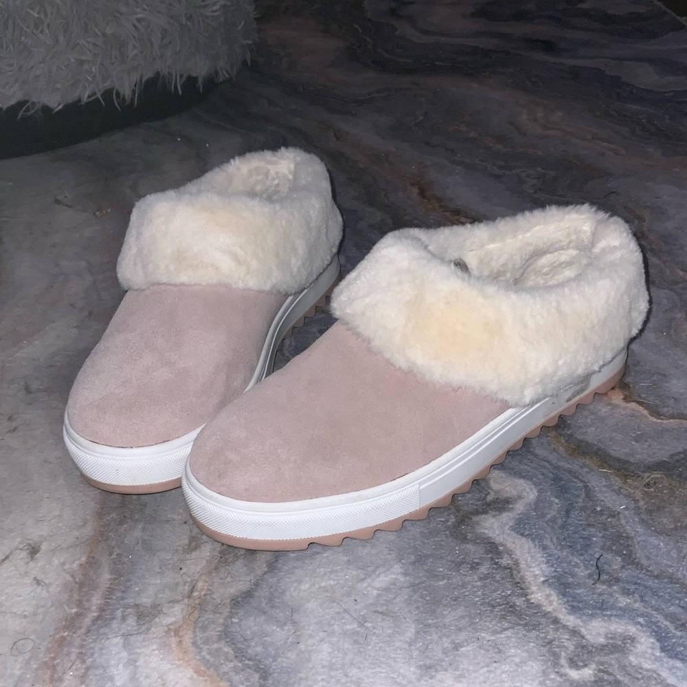 Blondo Waterproof Suede Faux Fur Shoes